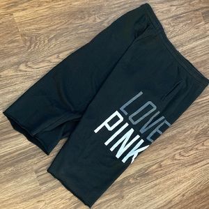 PINK Capri sweatpants, size large